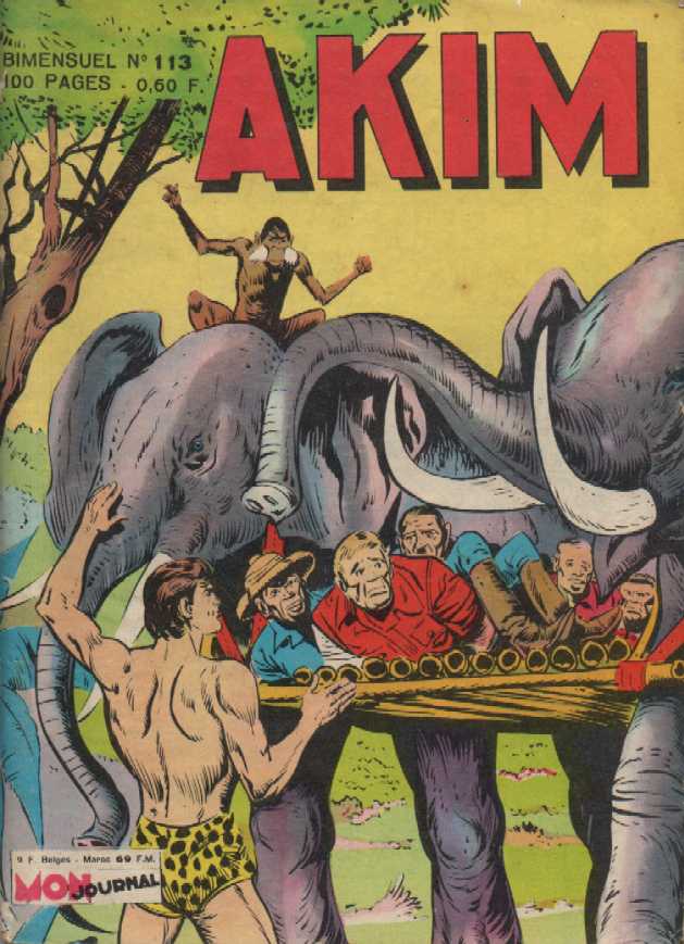 Scan de la Couverture Akim n 113